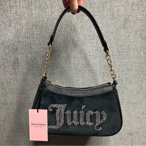 Juicy Couture Bling Black Shoulder Bag